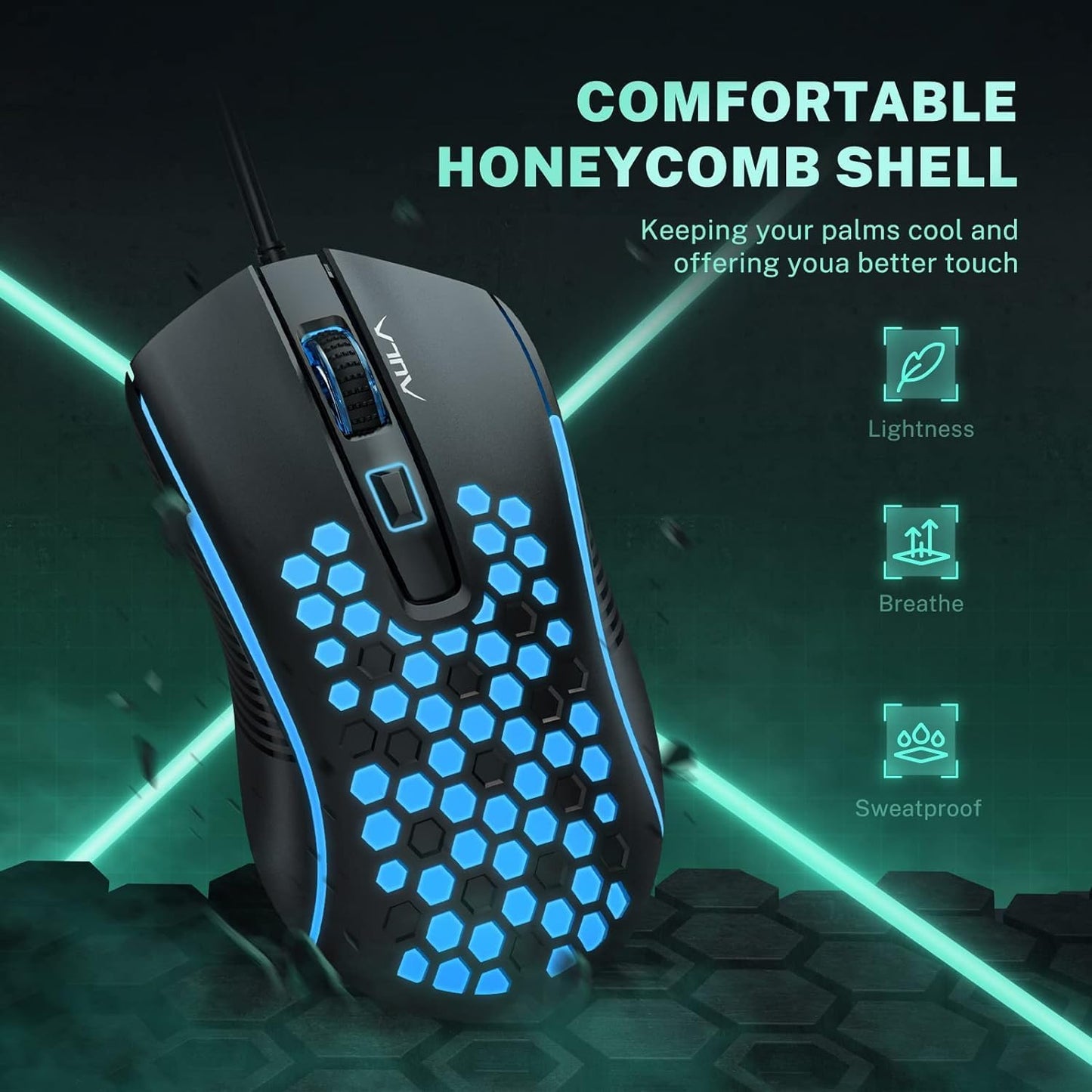 AULA S11 BLACK GAMING MOUSE