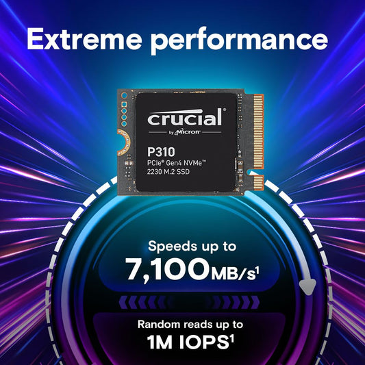 CRUCIAL P310 1TB PCIE GEN4 2230 NVME M.2 SSD CT1000P310SSD2