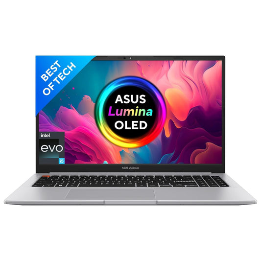 ASUS VIVOBOOK S15 OLED 2022, 15.6" 39.62 CM FHD OLED, INTEL CORE EVO I5-12500H 12TH GEN, THIN AND LIGHT LAPTOP (16GB/512GB SSD/IRIS XE GRAPHICS/WINDOWS 11/OFFICE 2021/GREY/1.8 KG), S3502ZA-L501WS
