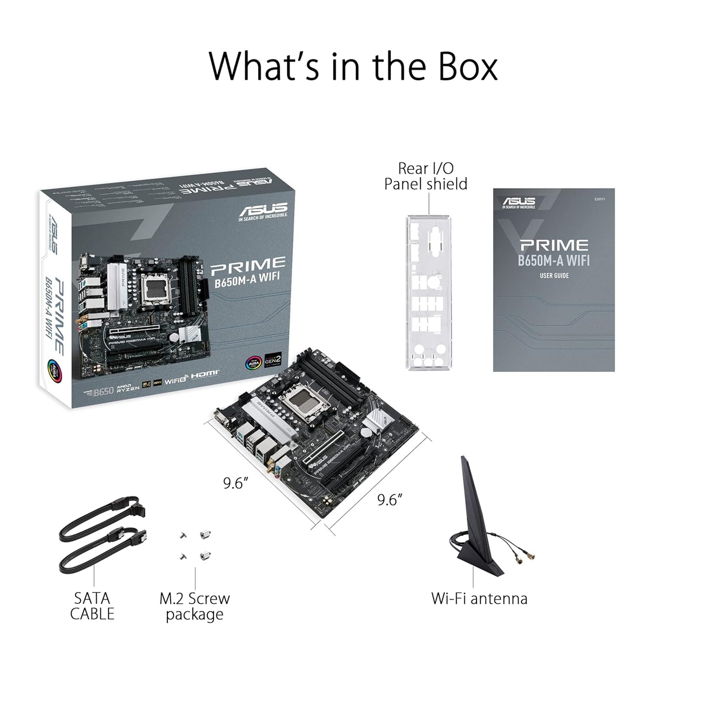 Asus B650M-AYW WIFI M-ATX Motherboard DDR5