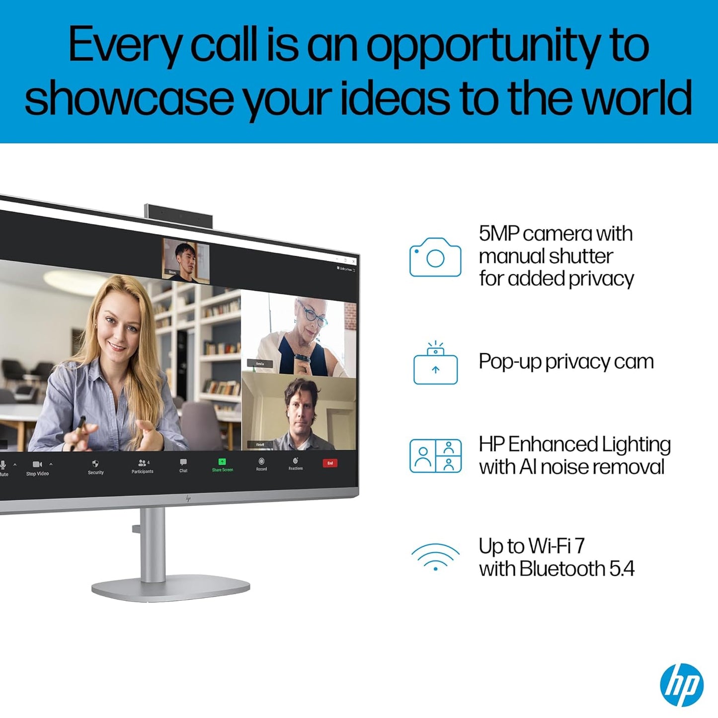 HP OMNISTUDIO X ALL-IN-ONE DESKTOP PC, INTEL CORE ULTRA 7 155H, 16 GB DDR5, 1TB SSD, 80.1 CM (31.5 INCH), DUAL 2W SPEAKERS,WINDOWS 11,OFFICE 21, METEOR SILVER, 9.56 KG, 32-C0015IN