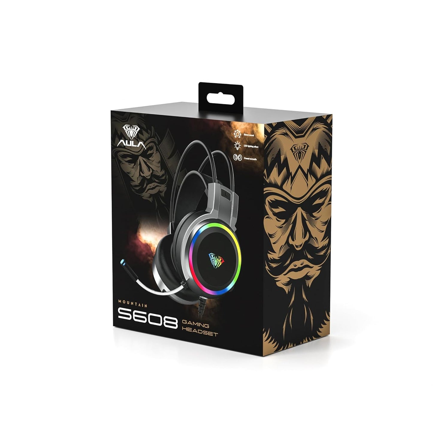 AULA S608 BLACK GAMING HEADSET