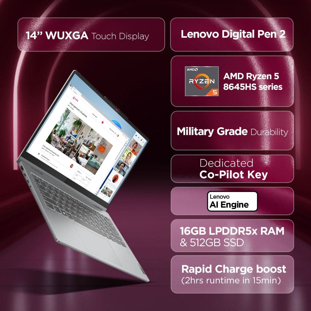 LENOVO IDEAPAD 2-IN-1 AMD RYZEN 8645HS 14