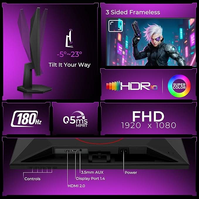 AOC 25G42E 24.5 Inch Full HD Fast IPS Gaming Monitor