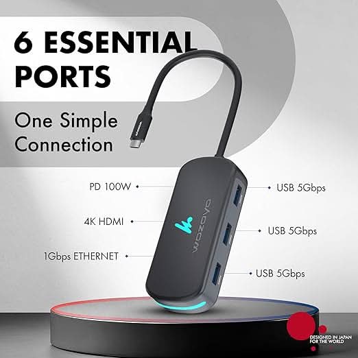 Wozoyo Type C 6 in 1 Docking Station , Series 1