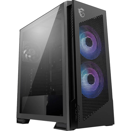 MSI MPG Velox 300R Airflow PZ Mid Tower Gaming PC Case - Black