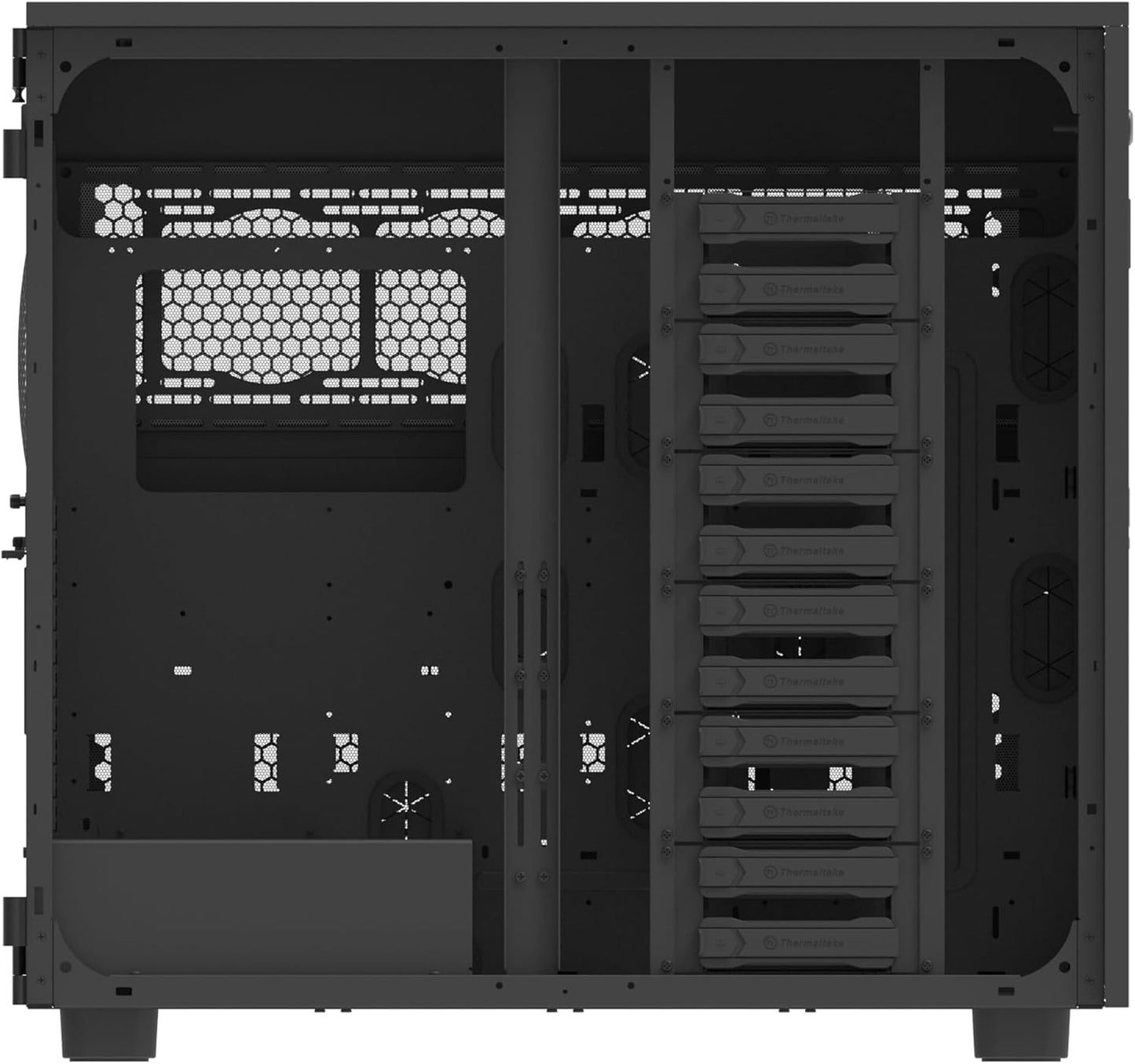 Thermaltake AX700 TG Super Tower BLACK Cabinet CA-11B-00F1WN-00