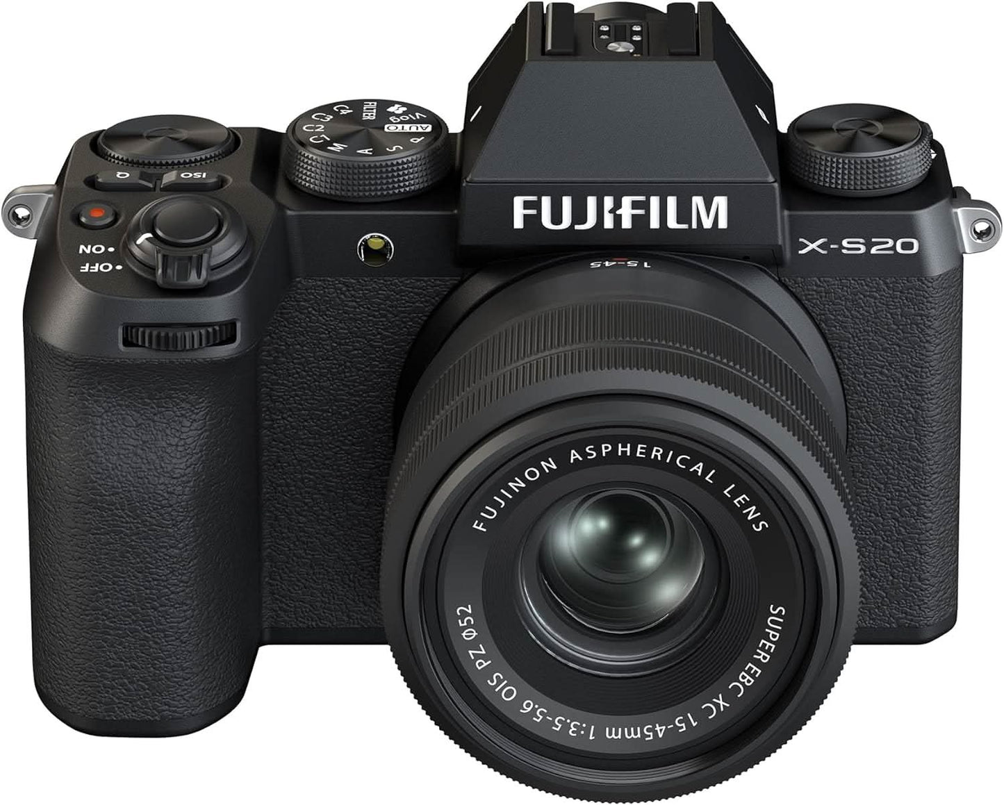 FUJIFILM X-S20 MIRRORLESS DIGITAL CAMERA XC15-45MM LENS KIT BLACK