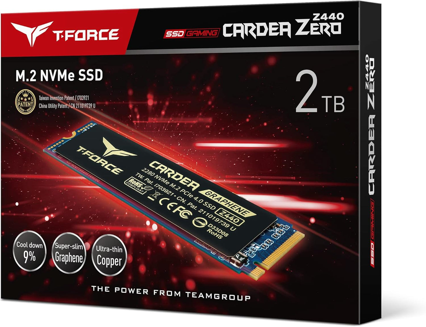 TEAMGROUP CARDEA ZERO Z440 2TB M.2 NVME GEN4 INTERNAL SSD