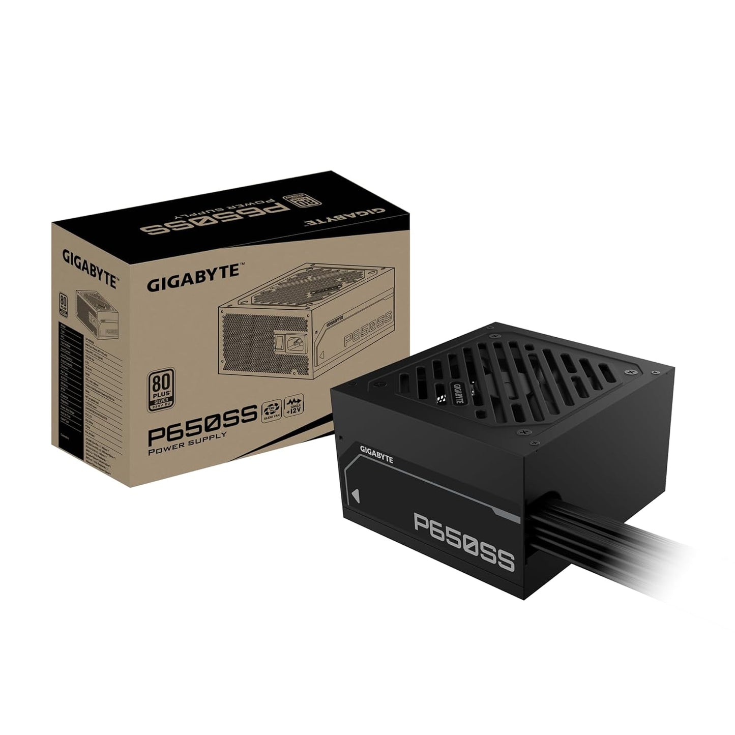 GIGABYTE GP-P650SS 650W ATX Non-Modular Power Supply