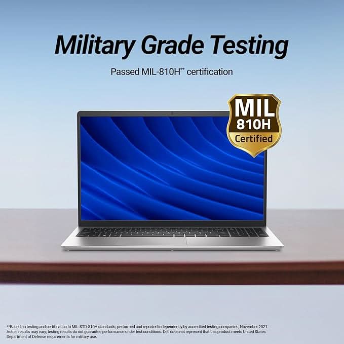 Dell DC15250, 15.6" (39.62 cm) FHD Laptop with Intel Core i5-1334U, 16GB RAM, 512GB SSD, 120Hz, 250 Nits Display, Wi-Fi 6, Windows 11 Home, MSO 11â€“Sleek, Fast & Reliable for Work, Study & Everyday Use