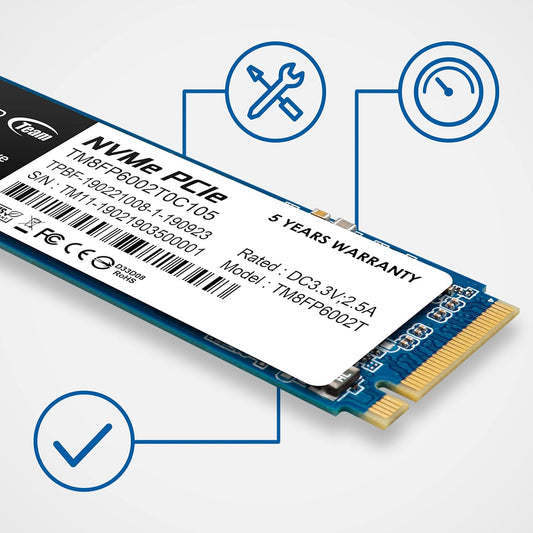 TEAMGROUP MP33 256GB M.2 NVME INTERNAL SSD