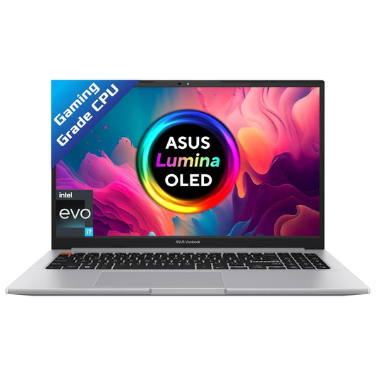 ASUS Vivobook S15 OLED 2022, 15.6 inch 39.62 cm FHD OLED, Intel Core EVO i7-12700H 12th Gen, (16GB RAM/512GB SSD), K3502ZA-L701WS + WT300 Mouse (Black)