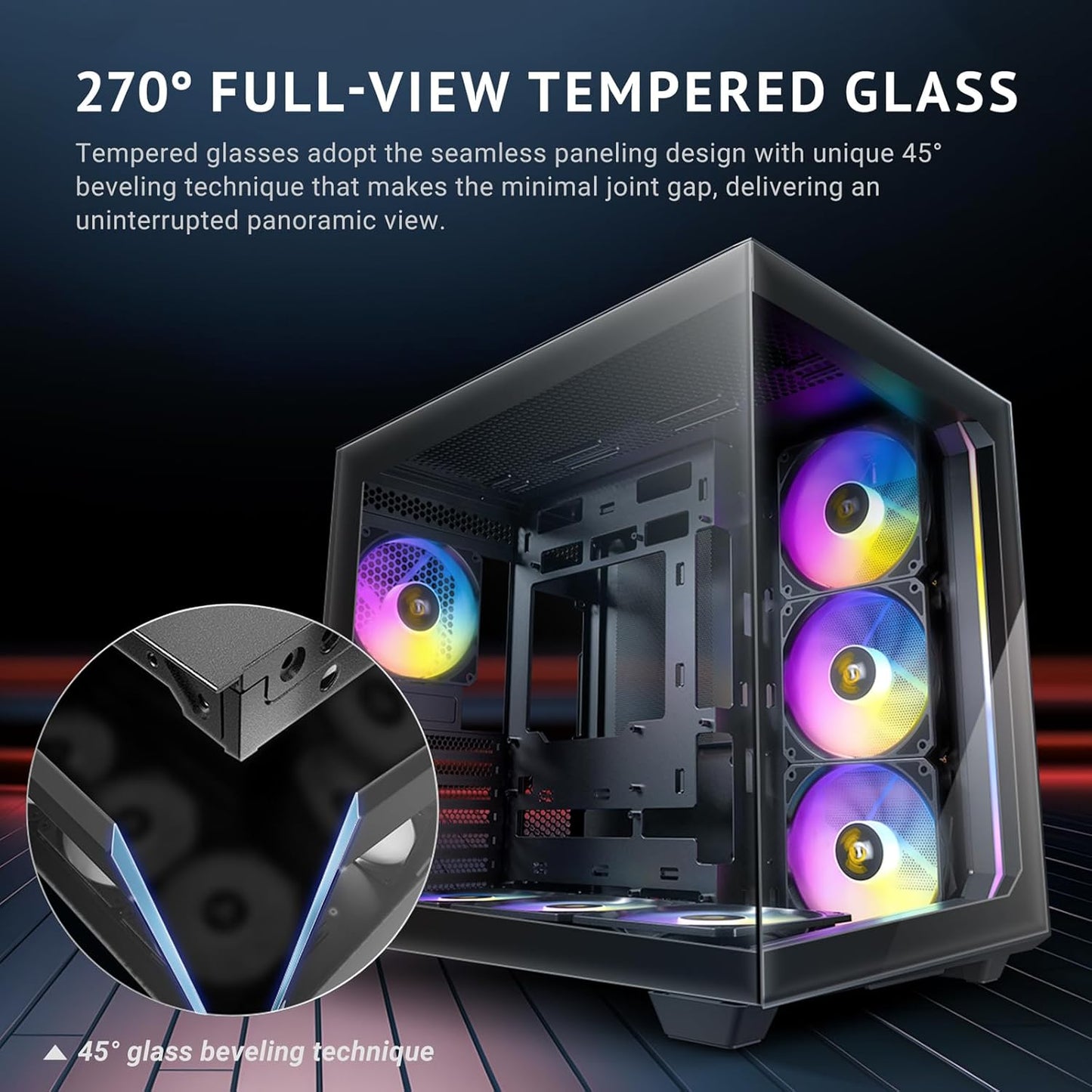 ANTEC C5 ARGB (ATX) MID TOWER CABINET (BLACK)