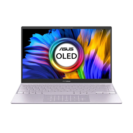ASUS ZenBook 13 OLED (2021) Intel Core i5-1135G7 11th Gen 14 inch(35cm) 16GB/512GB SSD/Windows 10/Office 2019/Iris Xe Graphics FHD Thin and Light Business Laptop (Lilac Mist/1.14 kg), UX325EA-KG511TS