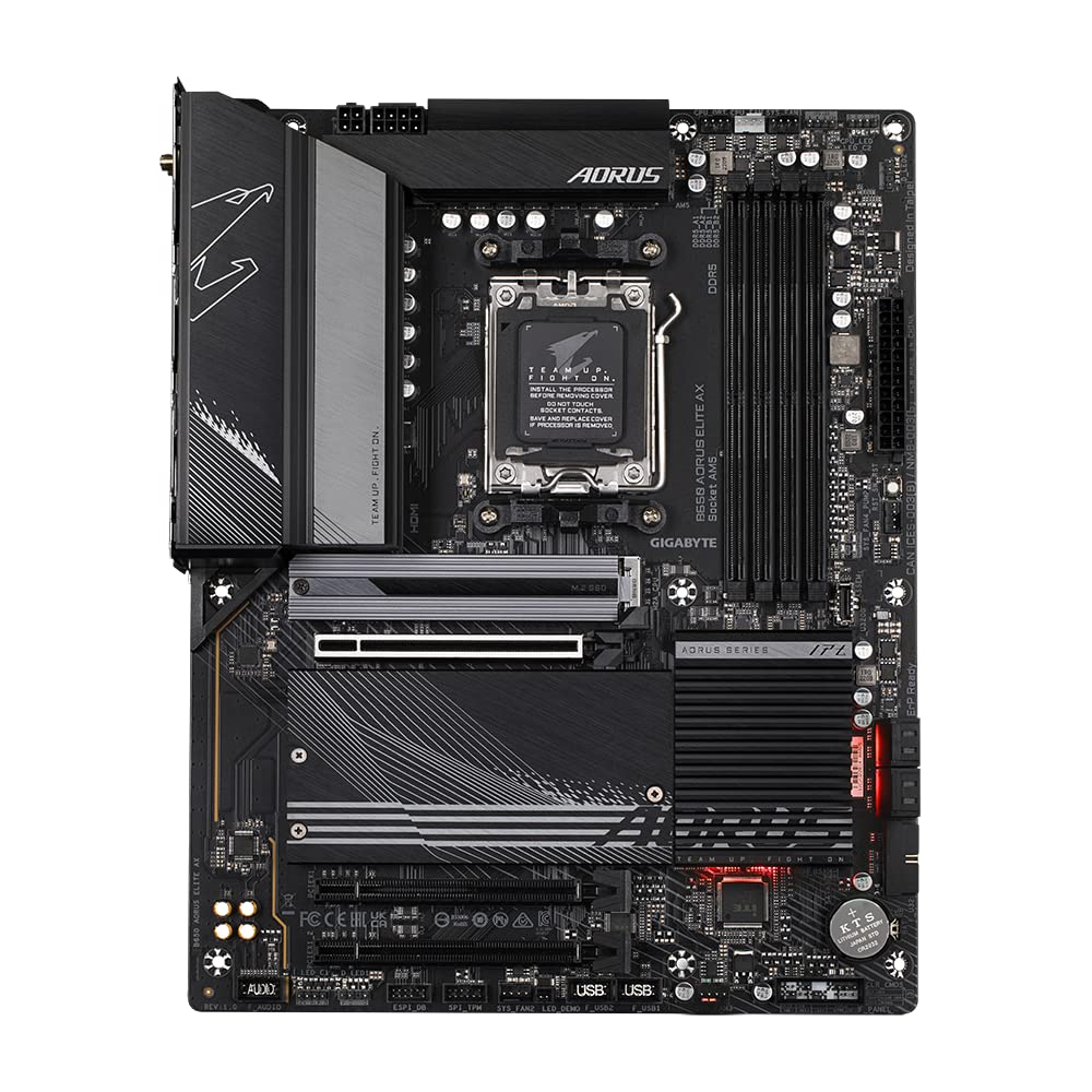 GIGABYTE AMD B650 CHIPSET ATX B650 AORUS ELITE AX MOTHERBOARD MB, DDR4