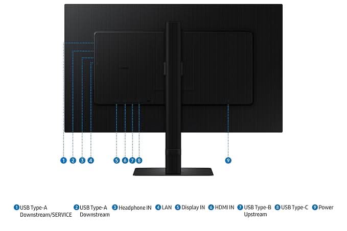 Samsung 27 Inch 4K UHD ViewFinity S8 Monitor LS27D804UAWXXL