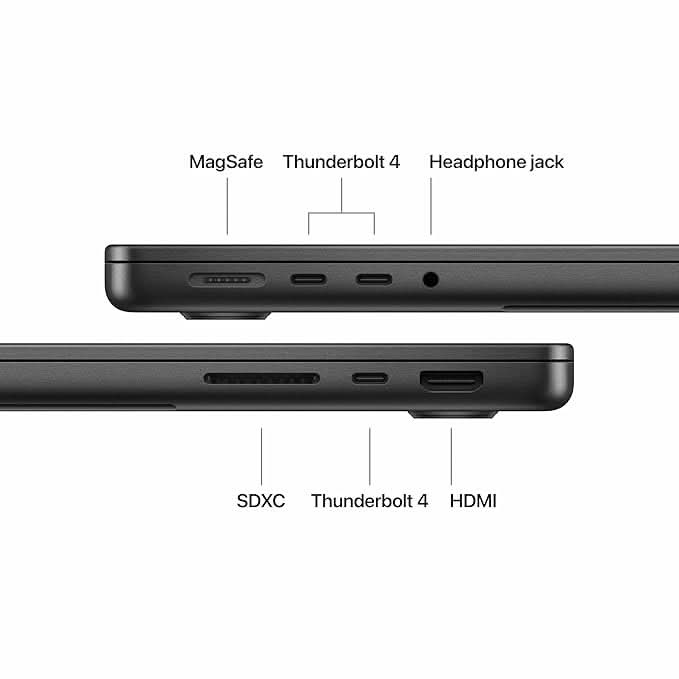 Apple 14-inch MacBook Pro M5 chip with 10 core CPU and 10 core GPU, 16GB, 1TB SSD - Space Black