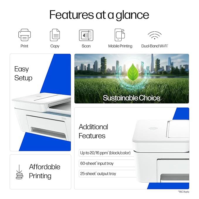 HP DeskJet Ink Adv 4388 Wi-Fi AiO with ADF Printer