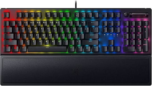 Razer BlackWidow V3 Black, Mechanical Gaming Keyboard with Green Switch