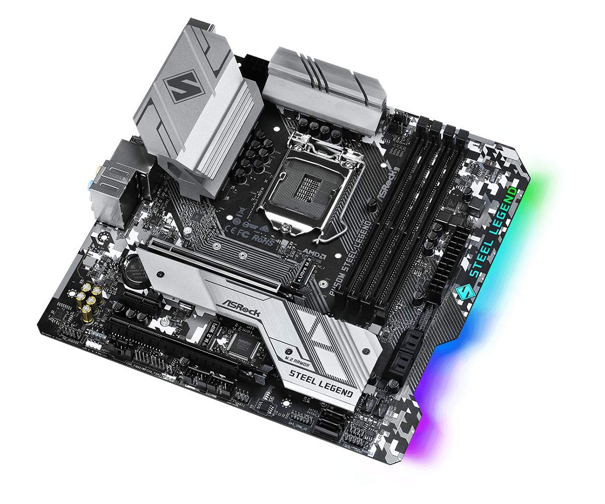 ASROCK B460M STEEL LEGEND INTEL LGA1200 MOTHERBOARD