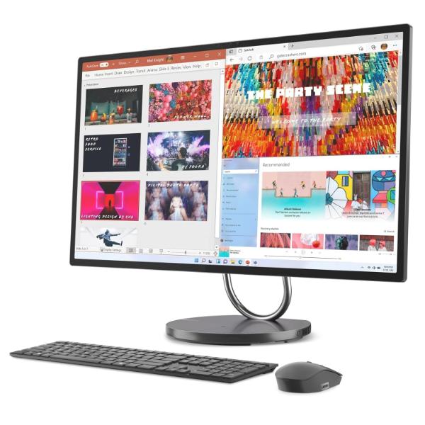 LENOVO YOGA AIO 9 INTEL I9-13900H UHD IPS 3-SIDE EDGELESS ALL-IN-ONE DESKTOP (32GB/1TB SSD/RTX 4050/WIN11/OFFICE 21/5WX2 WOOFER/ALEXA/5.0MP + IR CAMERA/WIRELESS KEYBOARD & MOUSE), F0HJ0035IN