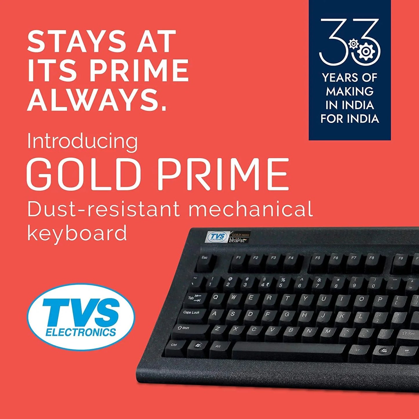 TVSE GOLD USB KEYBOARD BLACK