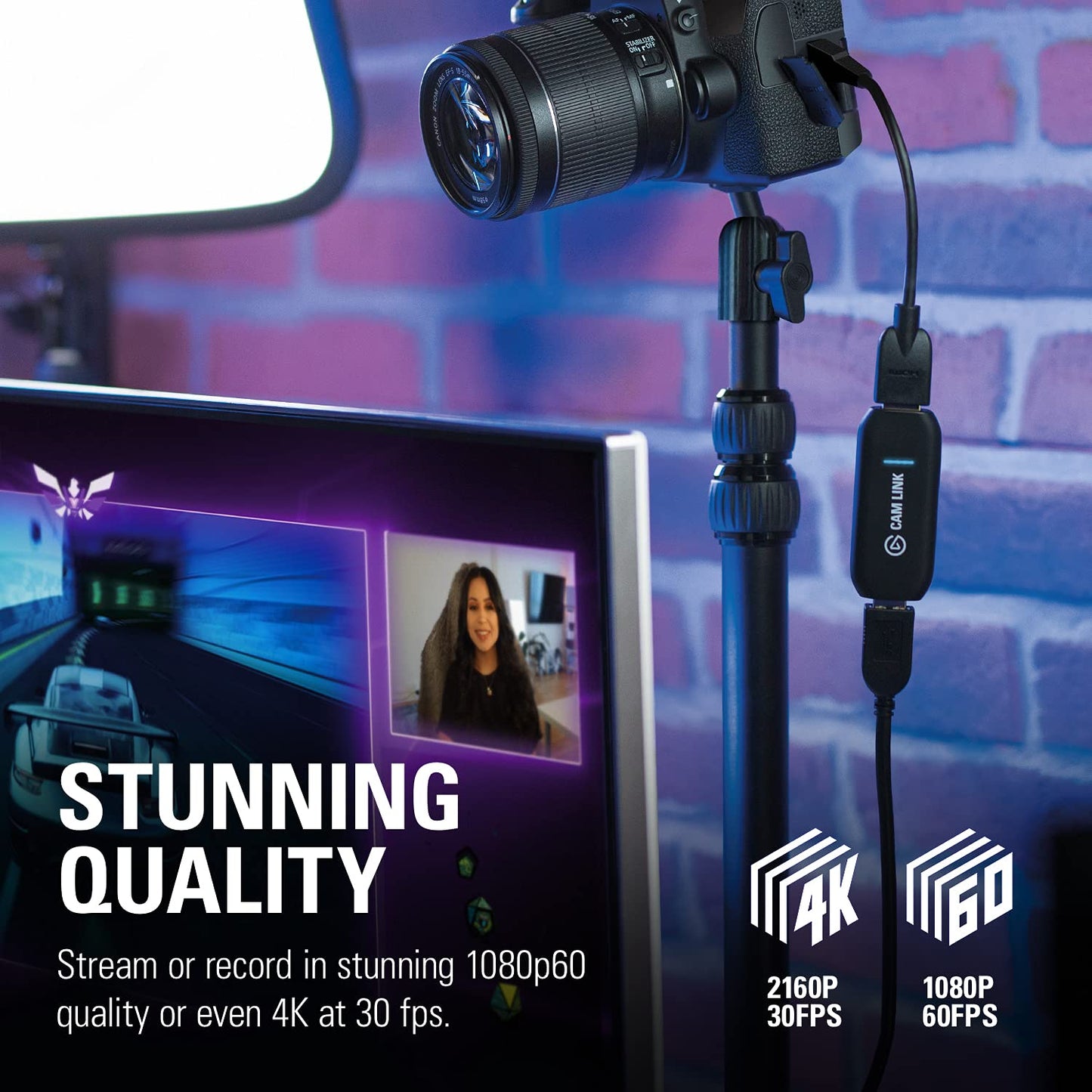 ELGATO CAM LINK 4K USB 3.0 BROADCAST LIVE 10GAM9901