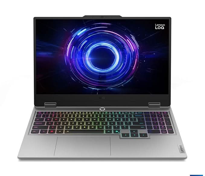 Lenovo LOQ 2025 Intel Core i7-13645HX, NVIDIA RTX 5060 8GB (16GB RAM/1TB SSD/144Hz Refresh Rate/572 AI TOPS/15.6 Inch (39.6cm)/Windows 11/Office 2024/3 Mon. Game Pass/Grey/2.4Kg), 83JE019WIN