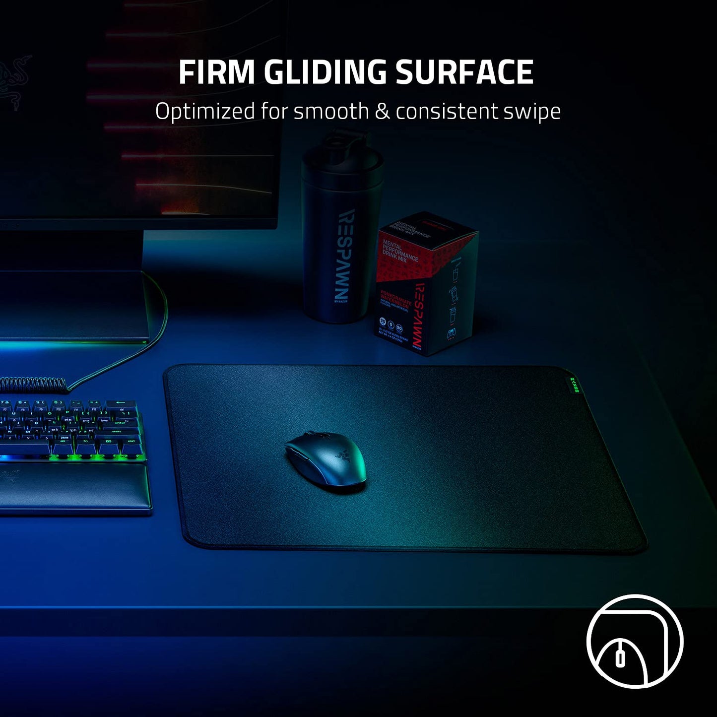 RAZER STRIDER - HYBRID GAMING MOUSE MAT - XXL - FRML PACKAGING