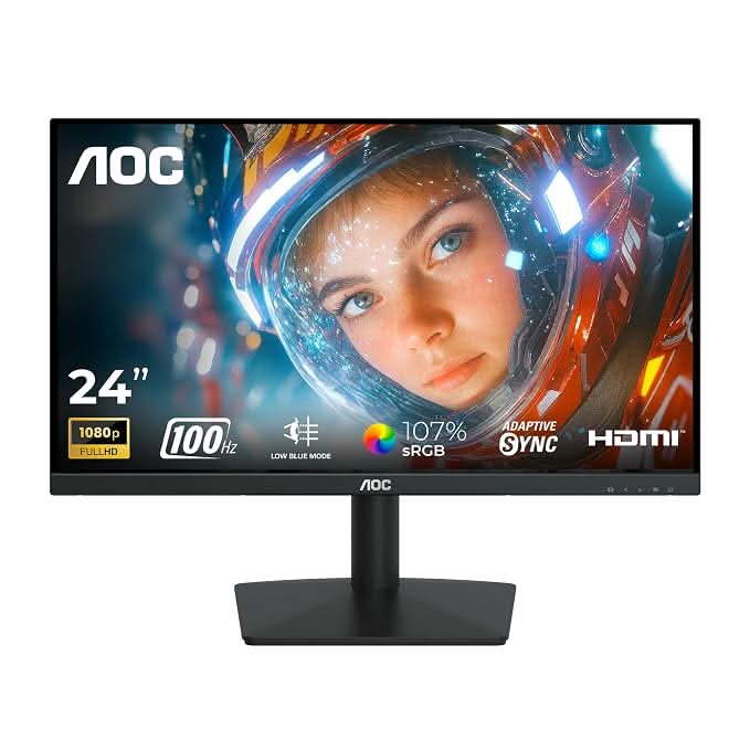 AOC 24B15H3 24 Inch Full HD IPS Monitor VESA Mount Black