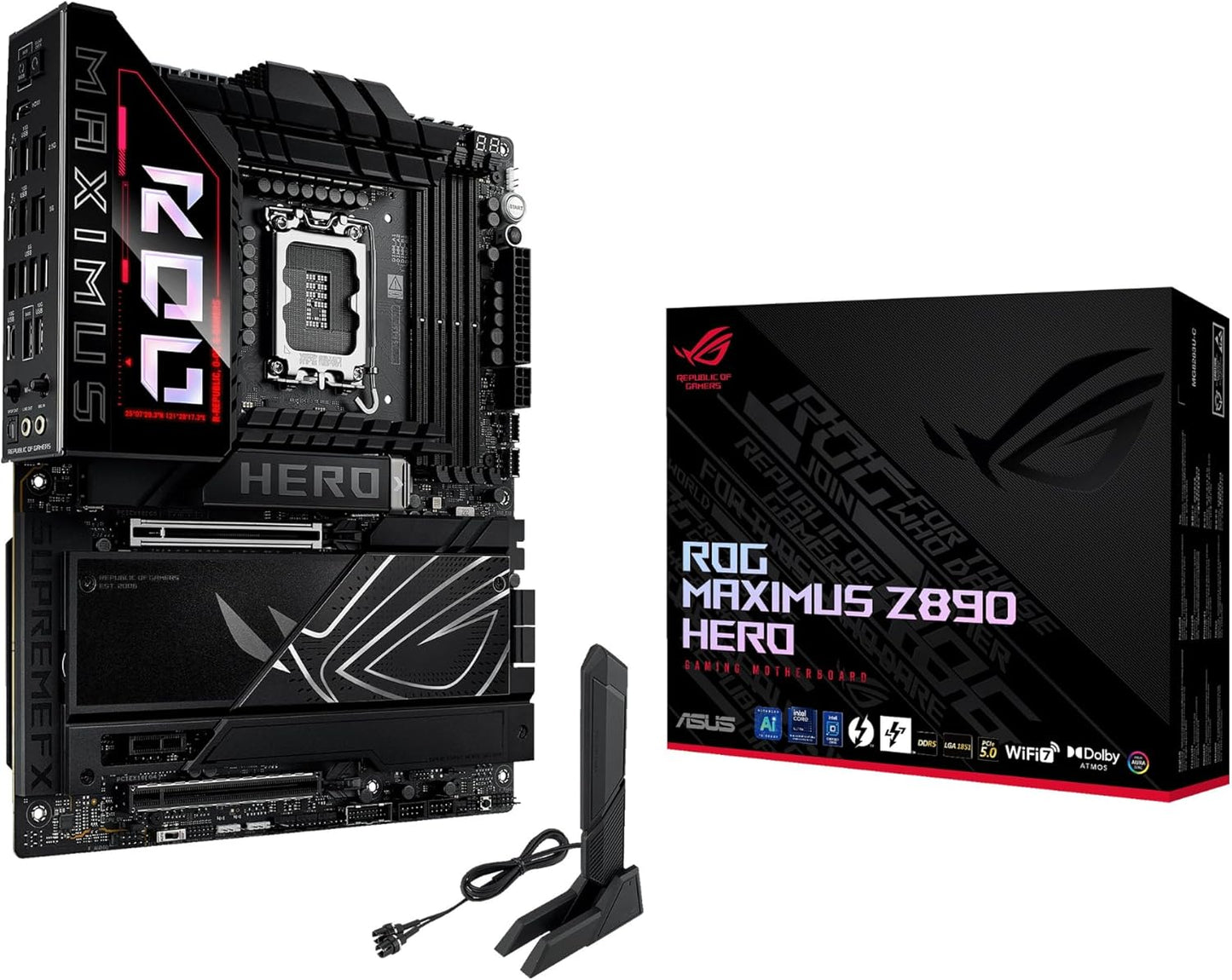 ASUS ROG MAXIMUS Z890 HERO LGA1851 ATX MOTHERBOARD