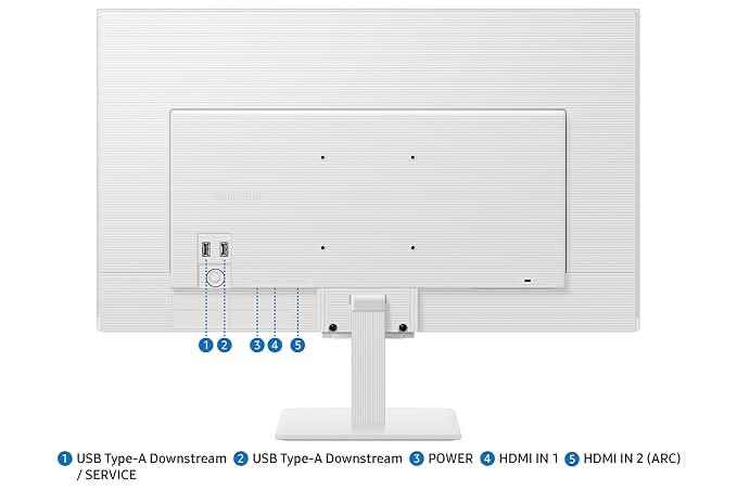 Samsung 27 Inch FHD M5 Smart Monitor with Smart TV Experience LS27FM501EWXXL