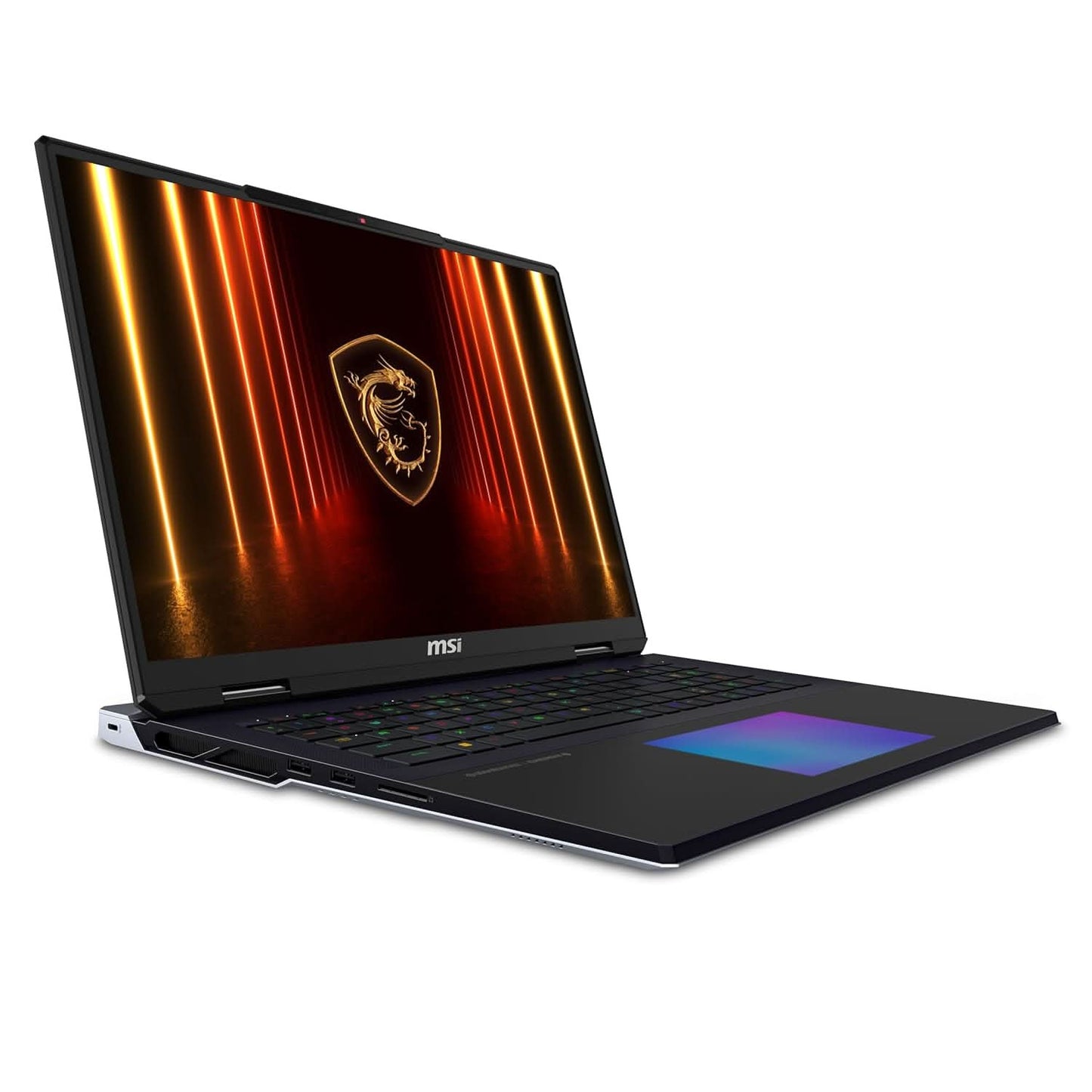 MSI Titan 18 HX AI,Intel Series 2 Core Ultra 9 285HX,46CM UHD+ MiniLED 120Hz Gaming Laptop(96GB/6TB NVMe SSD/Windows 11 Home/GeForce RTX 5090,GDDR7 24GB/Core Black/3.6Kg), A2XWJG-297IN