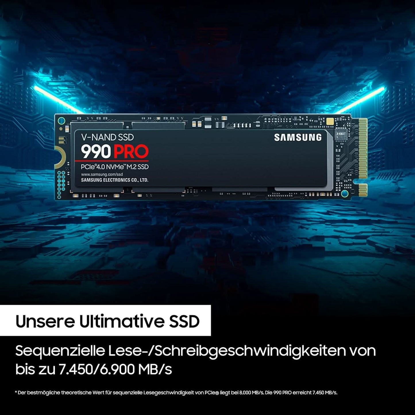 Samsung 990 PRO SSD 2TB PCIe 4.0 M.2 Internal Solid State Drive
