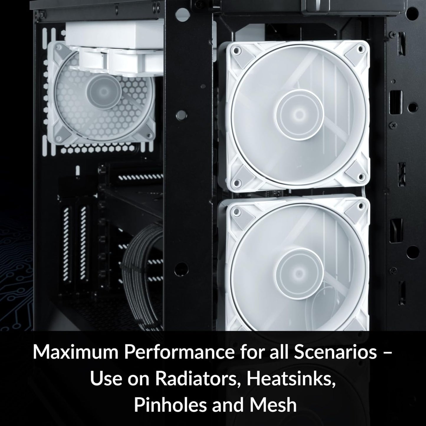 ARCTIC P12 MAX | 120mm High Speed PWM Fan | WHITE ACFAN00293A