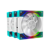 ANT ESPORTS QUARTZFLOW 120MM 3 IN 1 ARGB CASE FAN KIT WHITE