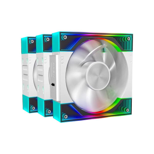 ANT ESPORTS QUARTZFLOW 120MM 3 IN 1 ARGB CASE FAN KIT WHITE