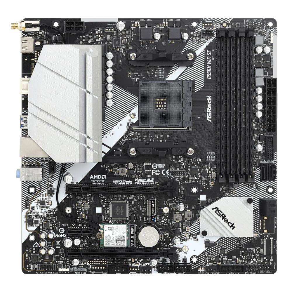 ASROCK B550M WIFI SE MOTHERBOARD