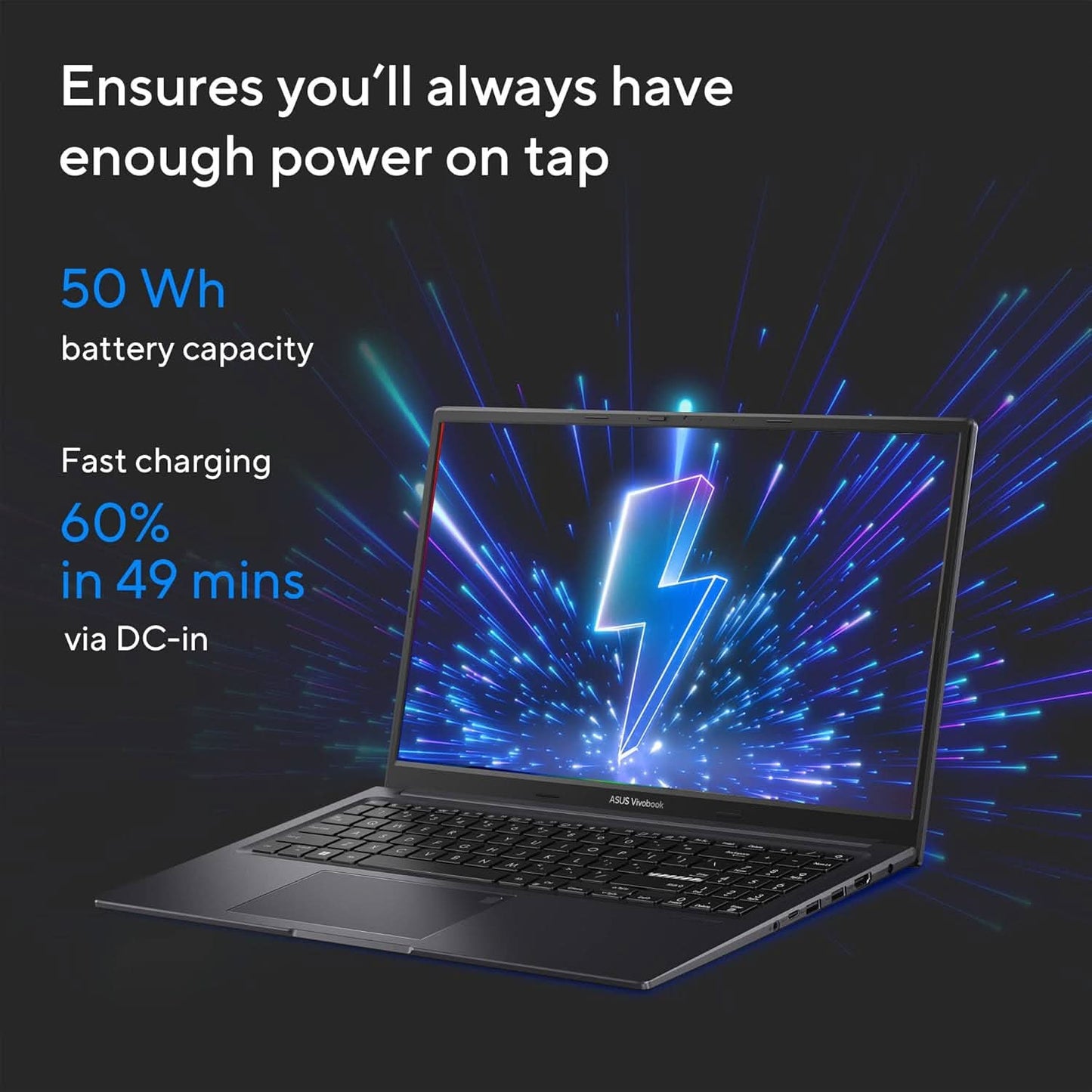 ASUS Vivobook 15X OLED (2023), Intel Core i5-1340P 13th Gen, 15.6 inch (39.62 cm) FHD OLED, Thin & Light Laptop (16GB/1TB SSD/Iris X? Graphics/Win 11/Office 2021/Black/1.6 kg), K3504VA-LK551WS