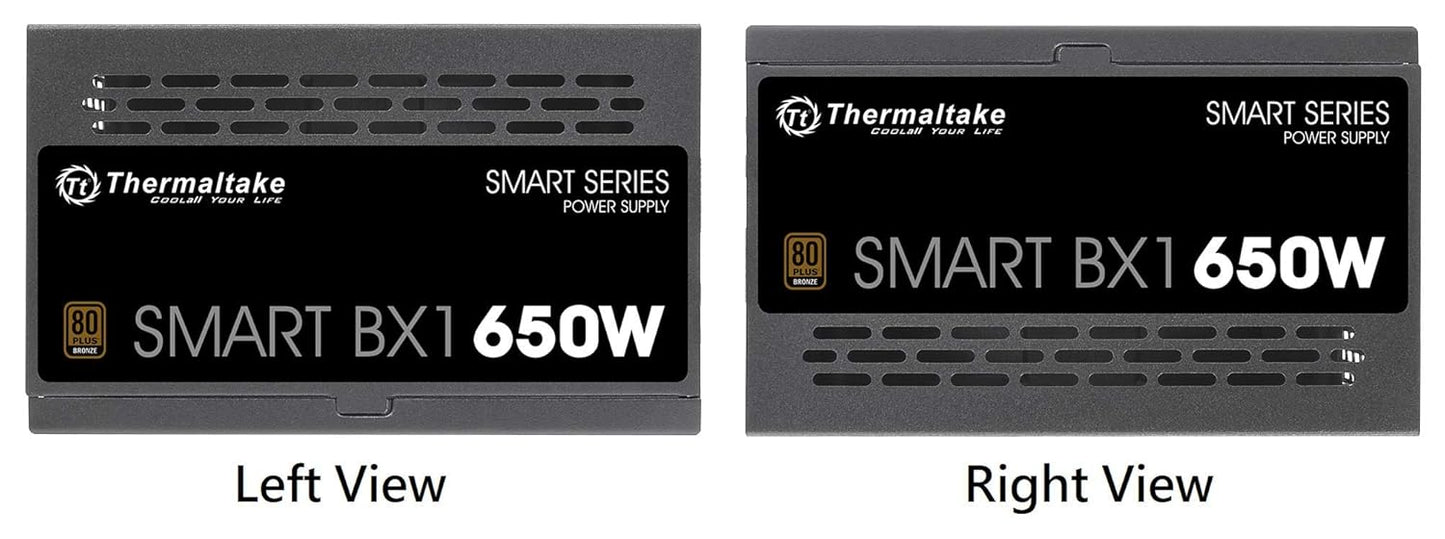 THERMALTAKE SMART BX1 650W 80 PLUS BRONZE NON MODULAR POWER SUPPLY, PS-SPD-0650NNFABU-1