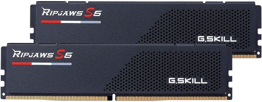 GSKILL RIPJAWS S5 SERIES (INTEL XMP 3.0) DDR5 RAM 96GB (2X48GB) 6400MT/S CL32-39-39-102 1.35V DESKTOP COMPUTER MEMORY UDIMM - MATTE BLACK (F5-6400J3239F48GX2-RS5K)