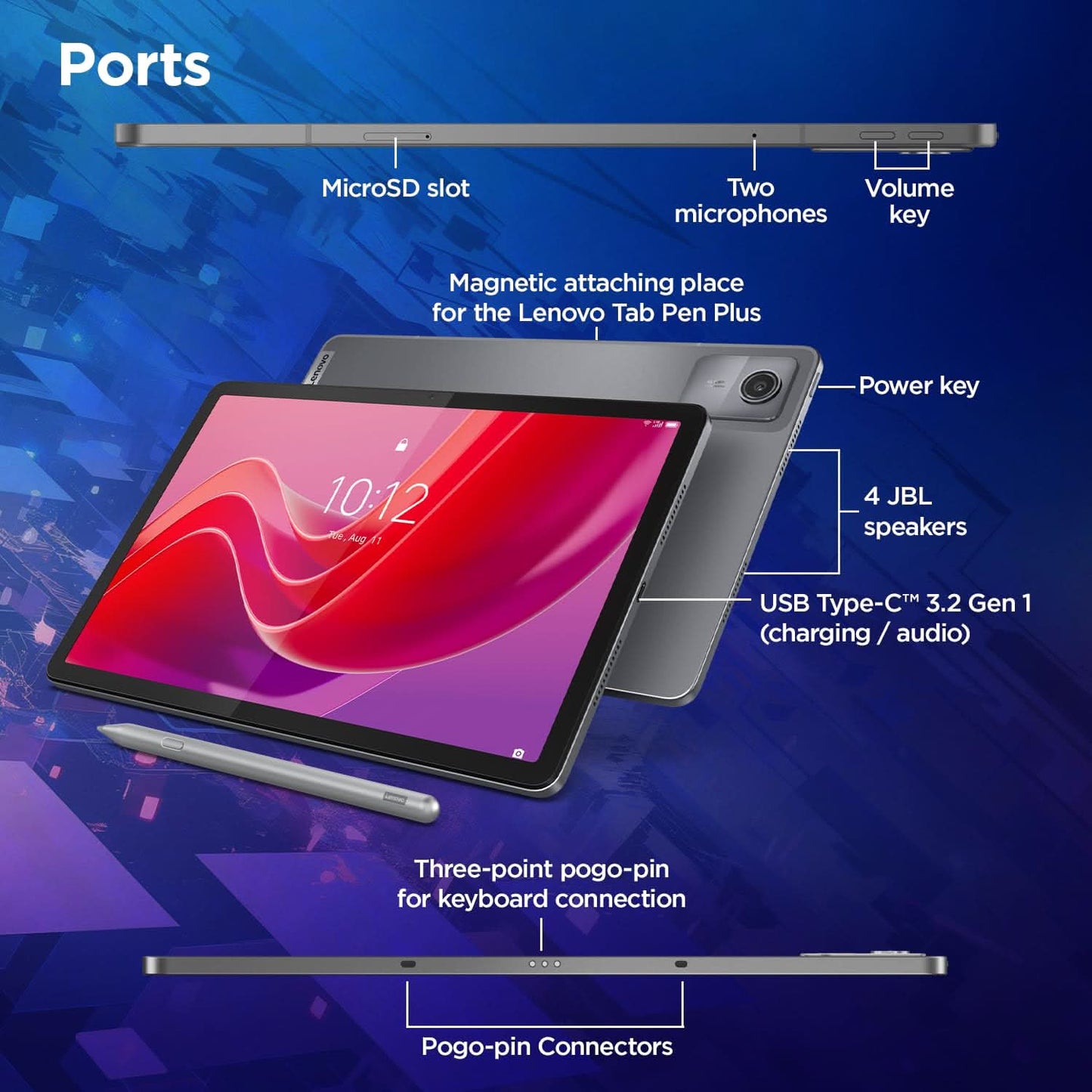 Lenovo Octa Core MediaTek Dimensity 6300, 8GB, 256GB, WiFi and 5G ZAFM0708IN