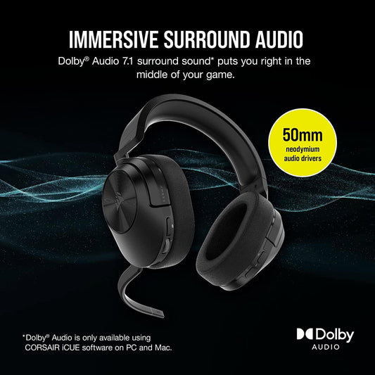CORSAIR HS55 WIRELESS HEADSET CARBON CA-9011280-AP