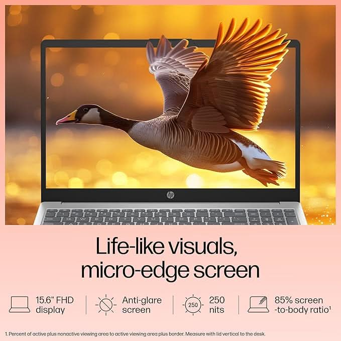 HP 15-FD0221TU [CI5-1334U 13TH GEN/16GB/512GB SSD/WIN11 HOME+MSO/15.6 INCH/INTEGRATED GRAPHICS /1 YEAR(S)/SILVER] LAPTOP