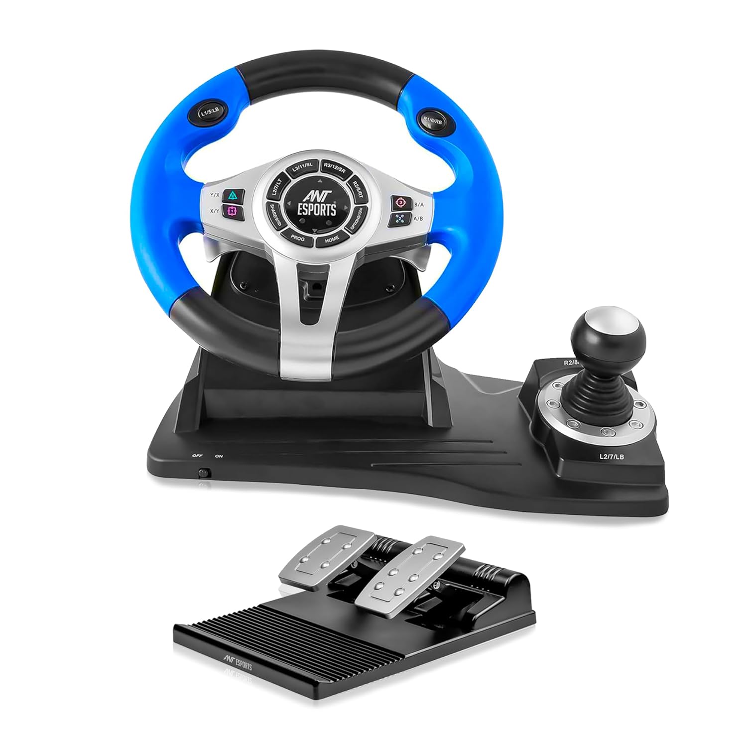 ANT ESPORTS GW185 RACING WHEEL 270 DEGREE UNIVERSAL USB POWERED CAR SI