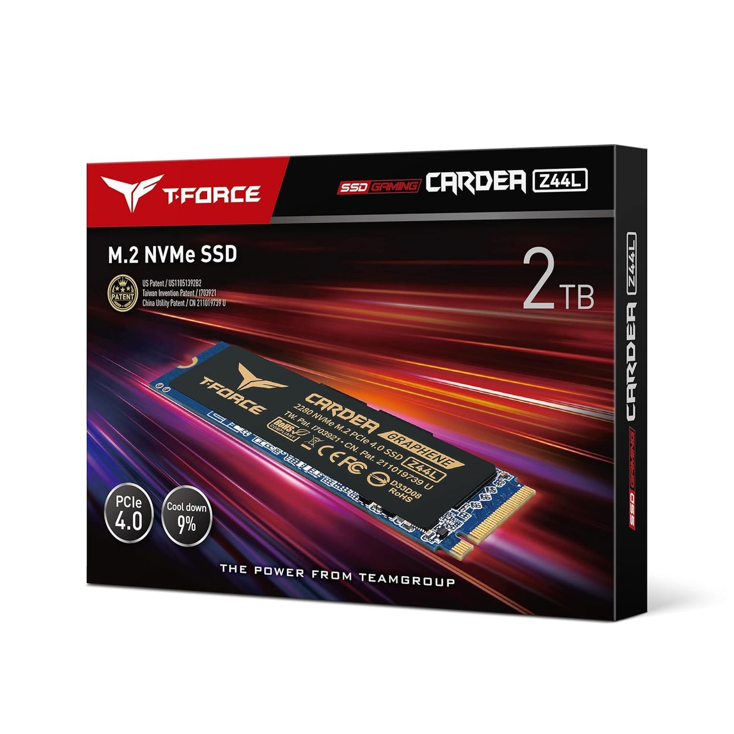 TEAMGROUP CARDEA Z44L 2TB M. NVME GEN4 INTERNAL SSD