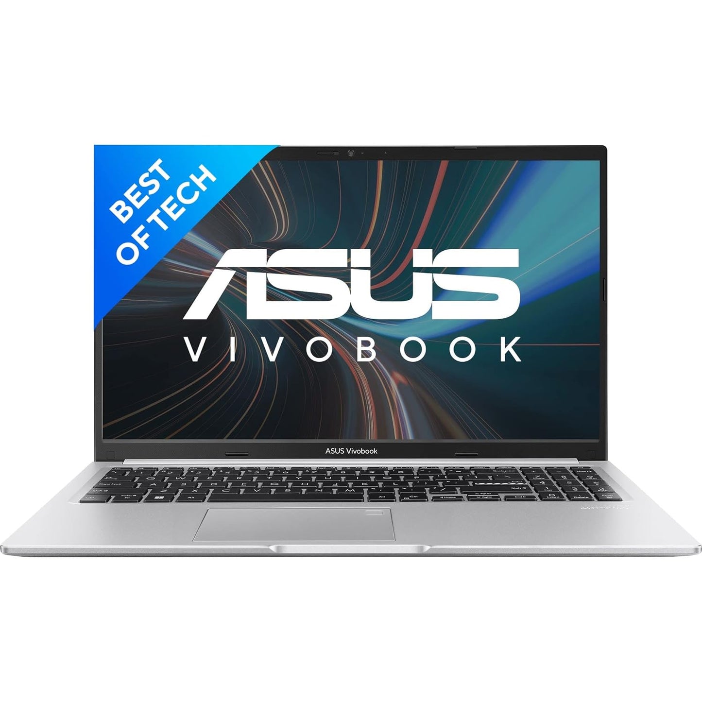ASUS VIVOBOOK 15, INTEL CORE I5-1235U 12TH GEN, 15.6" (39.62 CM) FHD, THIN & LIGHT LAPTOP (8GB/512GB SSD/INTEL IRIS X? GRAPHICS/WINDOWS 11/OFFICE 2021/ALEXA/FP SENSOR/SILVER/1.7 KG), X1502ZA-EJ515WS