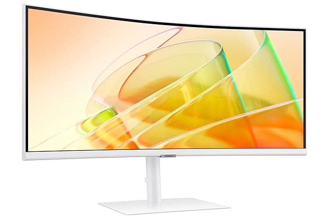Samsung 34 Inch ViewFinity S6 Curved Monitor with Thunderbolt 4 Ultrawide WQHD Monitor LS34C650TAWXXL