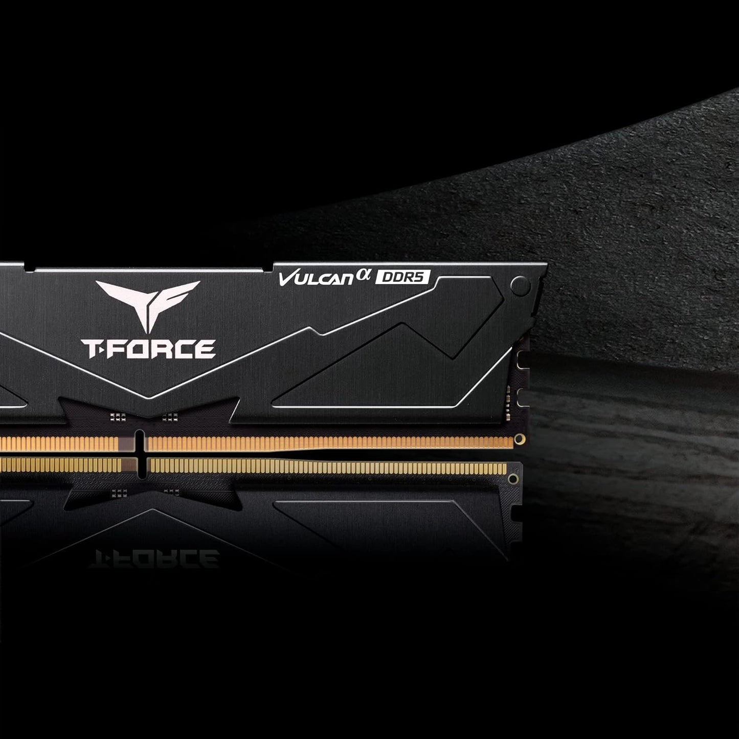 TEAMGROUP T-FORCE VULCAN 16GB (16GBX1) DDR5 6000MHZ DESKTOP RAM (BLACK)